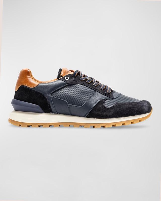 Mens Quarry Hill Leather and Suede Low-Top Sneakers Product Image