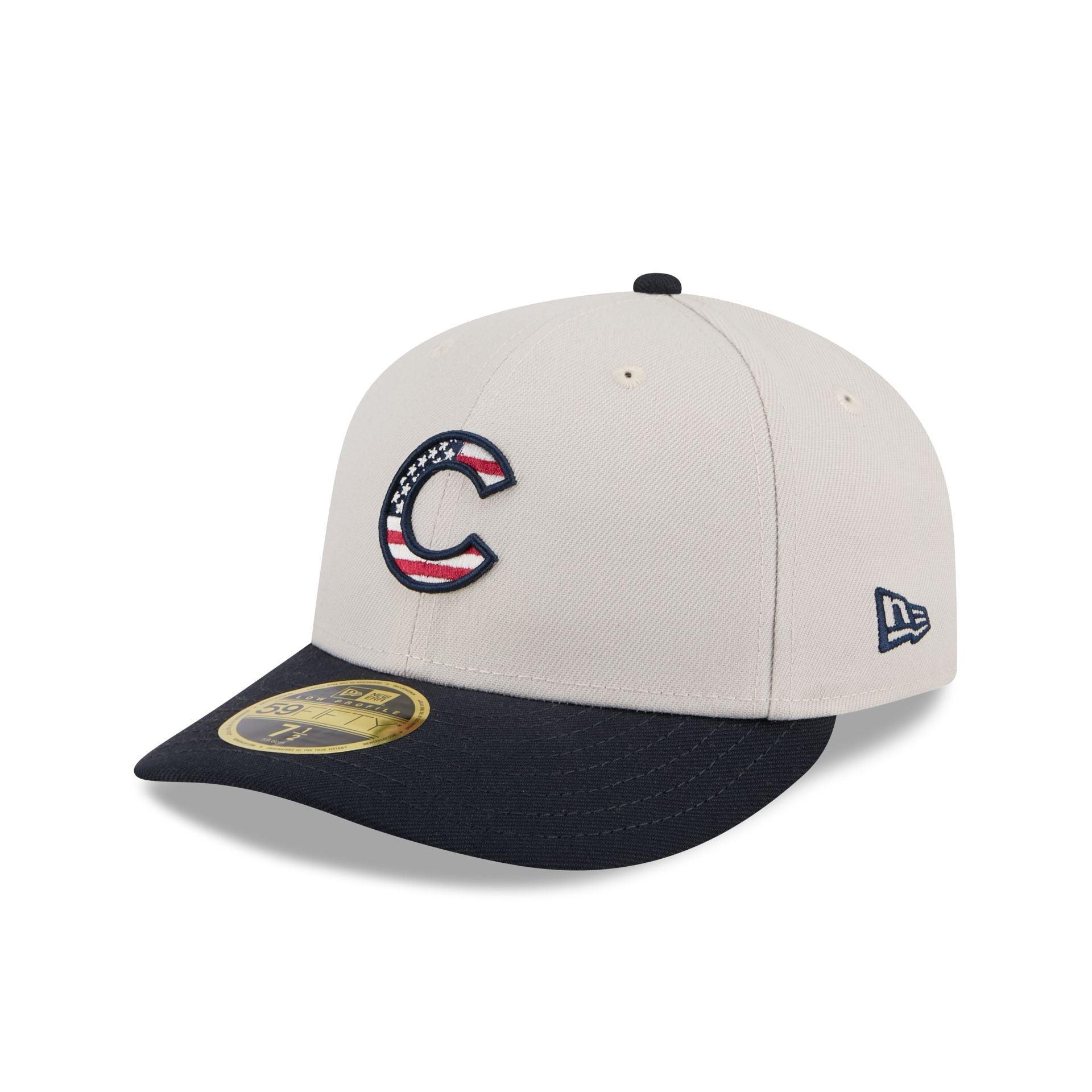 Chicago Cubs Independence Day 2024 Low Profile 59FIFTY Fitted Hat Male Product Image