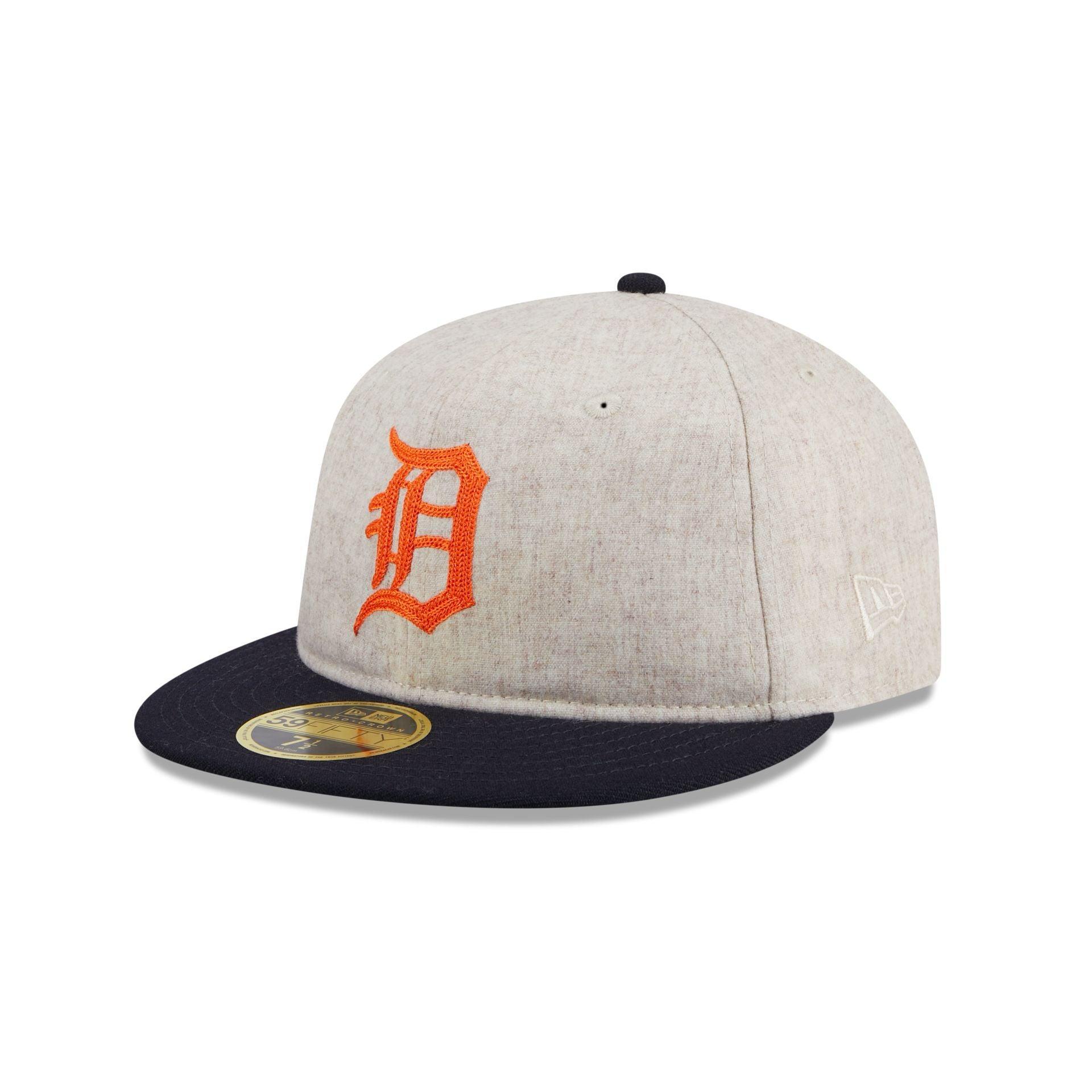 Detroit Tigers Melton Wool Retro Crown 59FIFTY Fitted Hat Male Product Image