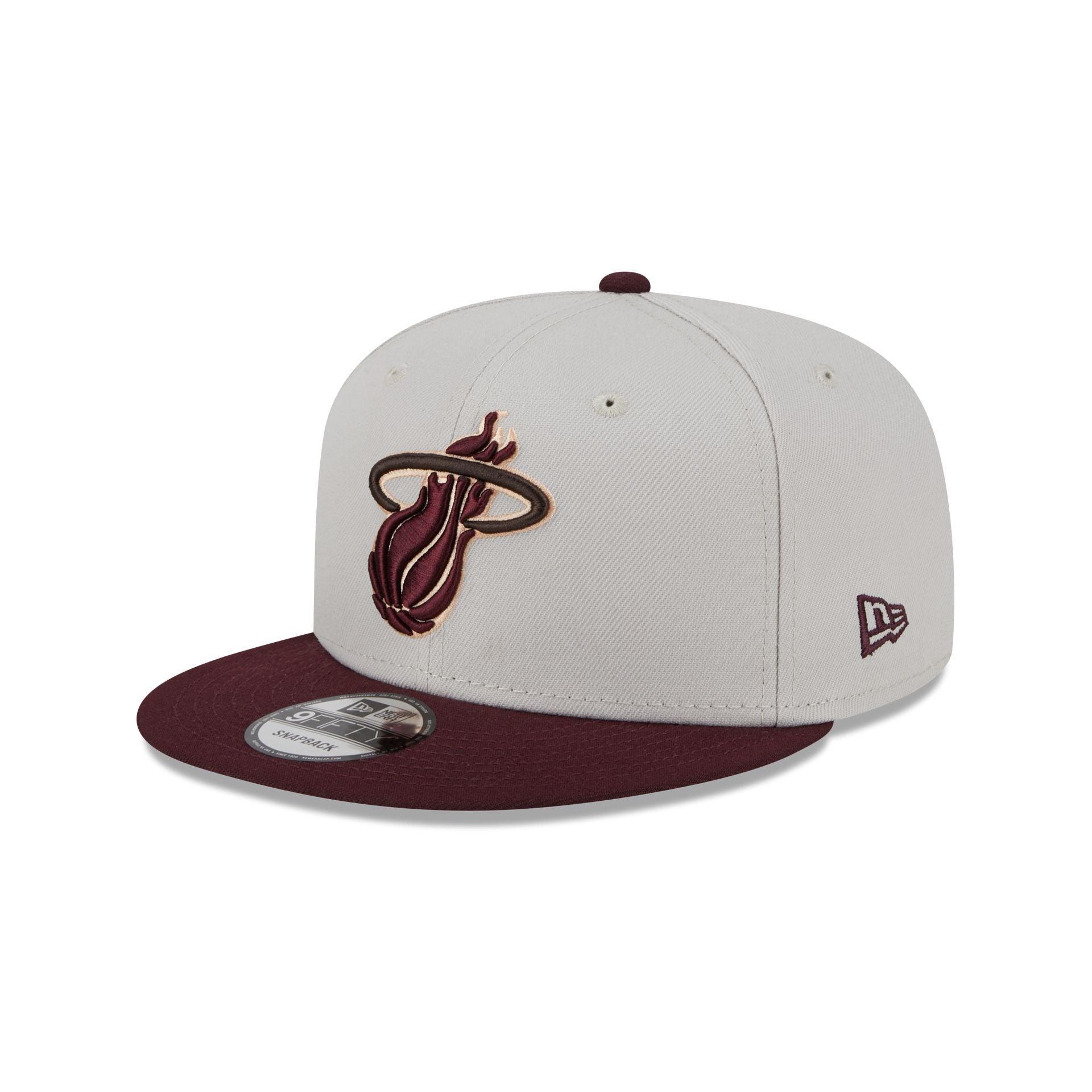 Miami Heat Mauve Visor 9FIFTY Snapback Hat Male Product Image