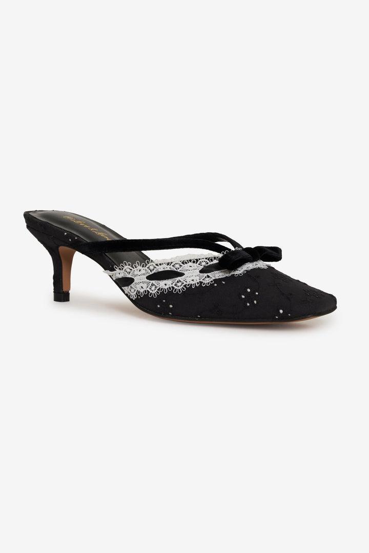 Liona Mule Heel — Black product image