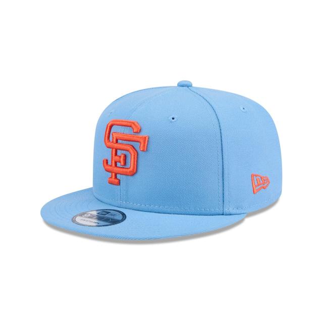 San Francisco Giants Sky Blue 9FIFTY Snapback Hat Male Product Image