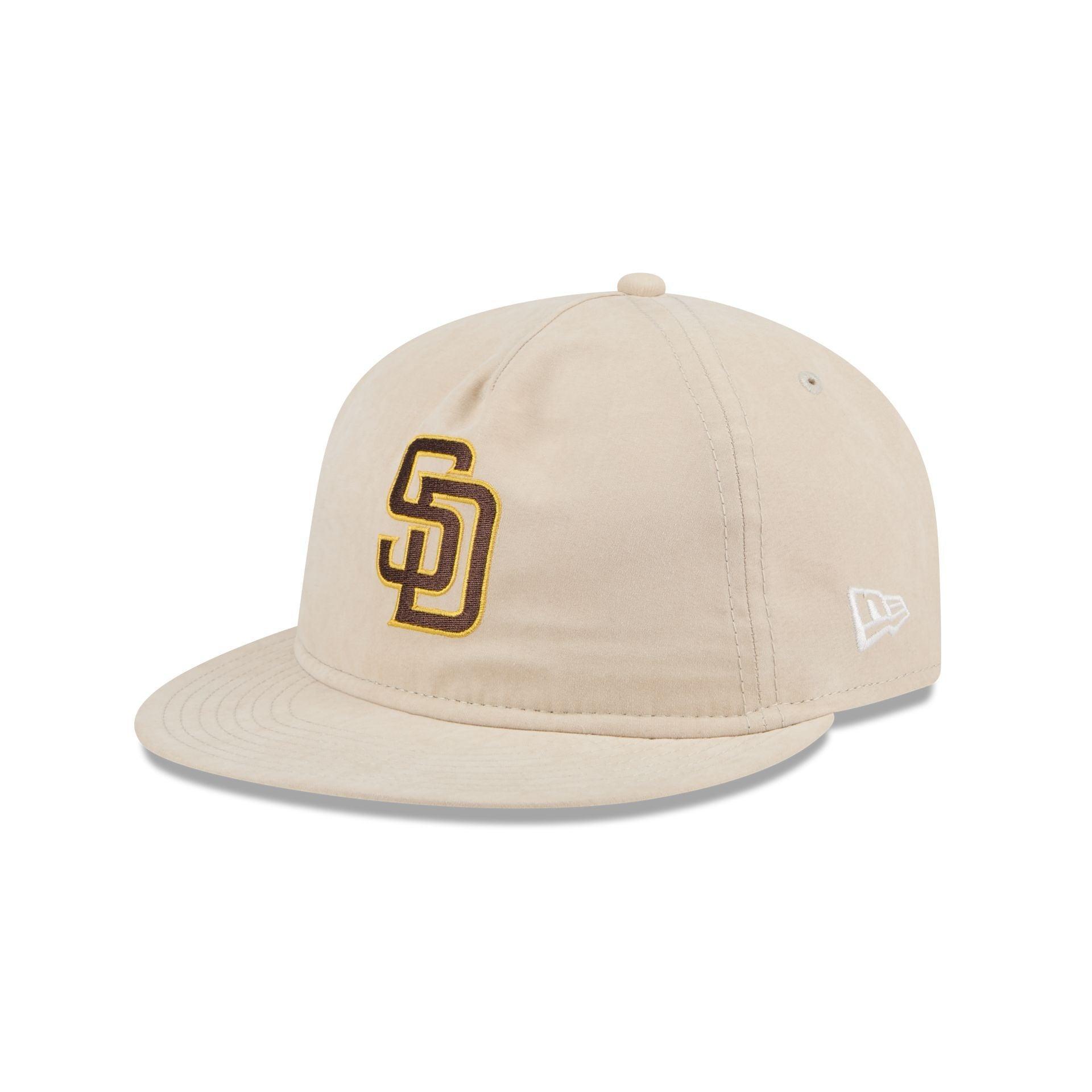 San Diego Padres Brushed Nylon Retro Crown 9FIFTY Adjustable Hat Male Product Image