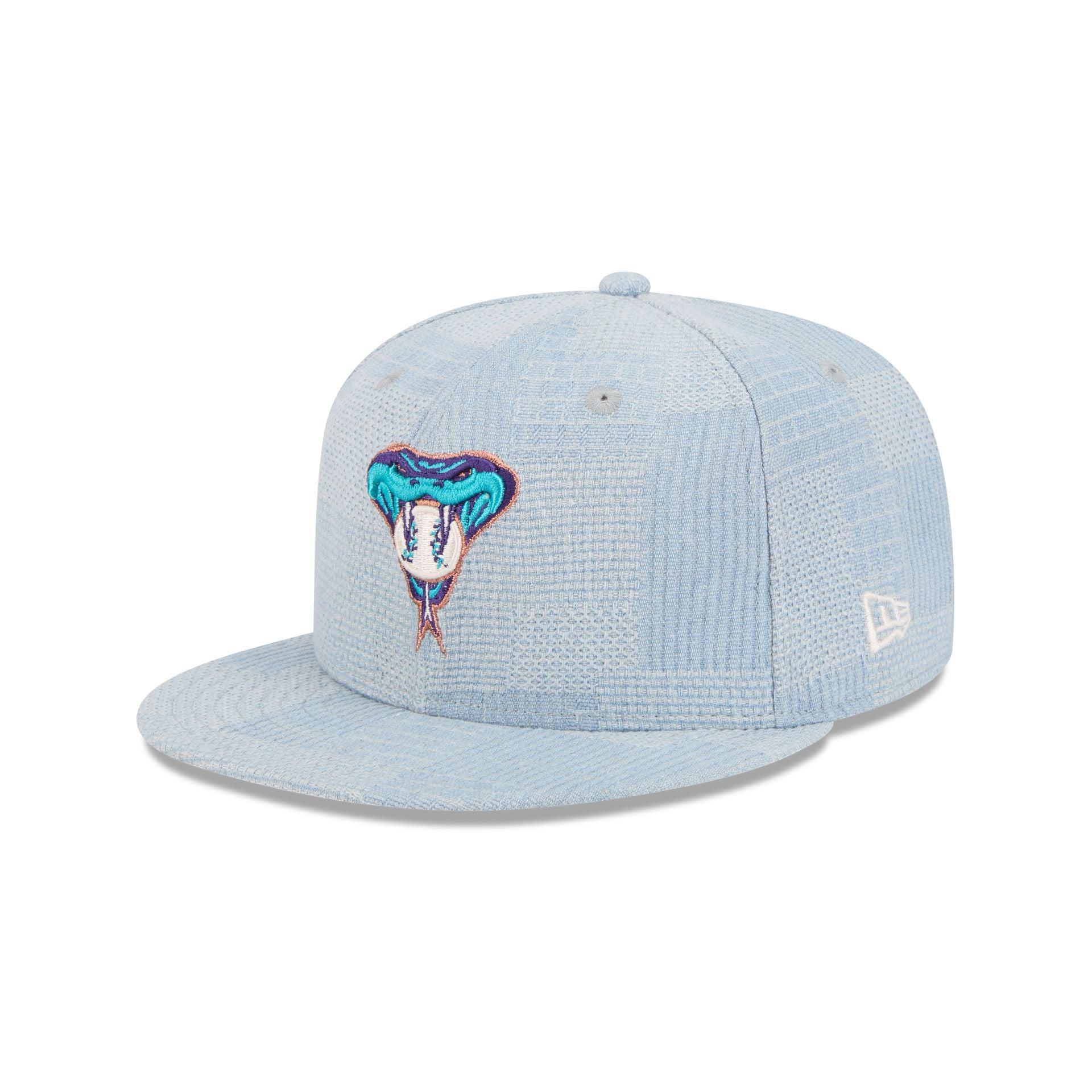 Arizona Diamondbacks Denim Patchwork 9FIFTY Snapback Hat Male Product Image