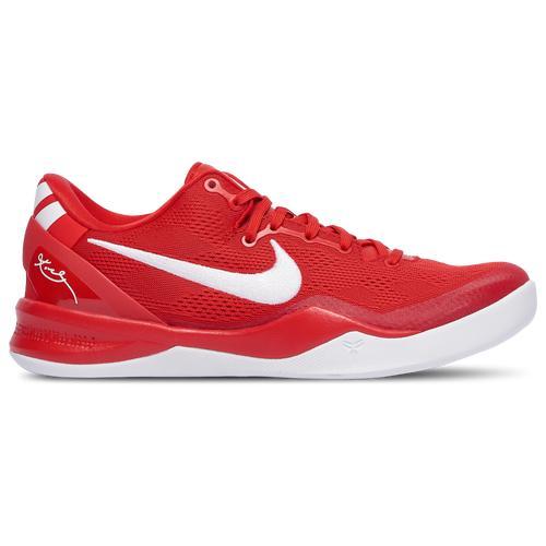 Nike Mens Kobe 8 - Shoes University Red/White Product Image