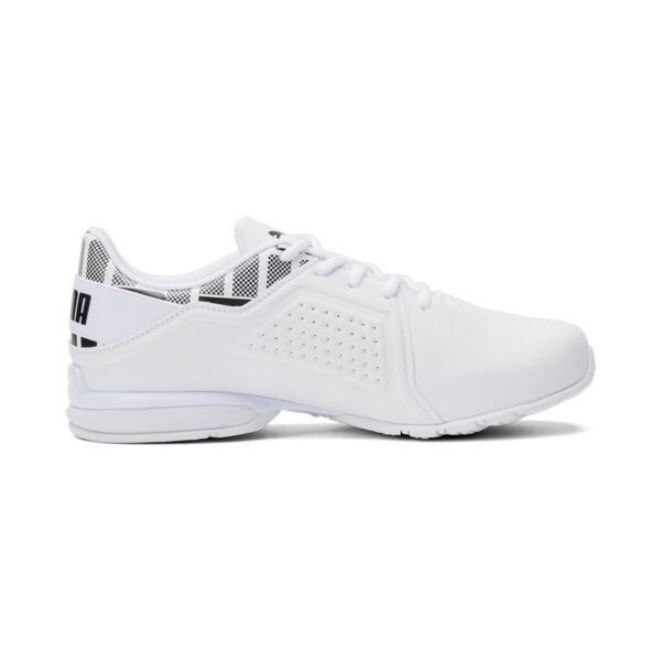 PUMA Viz Runner Repeat Men's Running Sneakers in White/Black Product Image