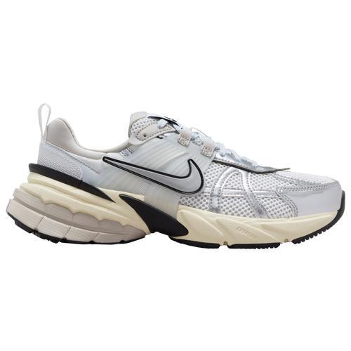 Nike Womens Nike V2K Run - Womens Running Shoes Black/White/Silver Product Image