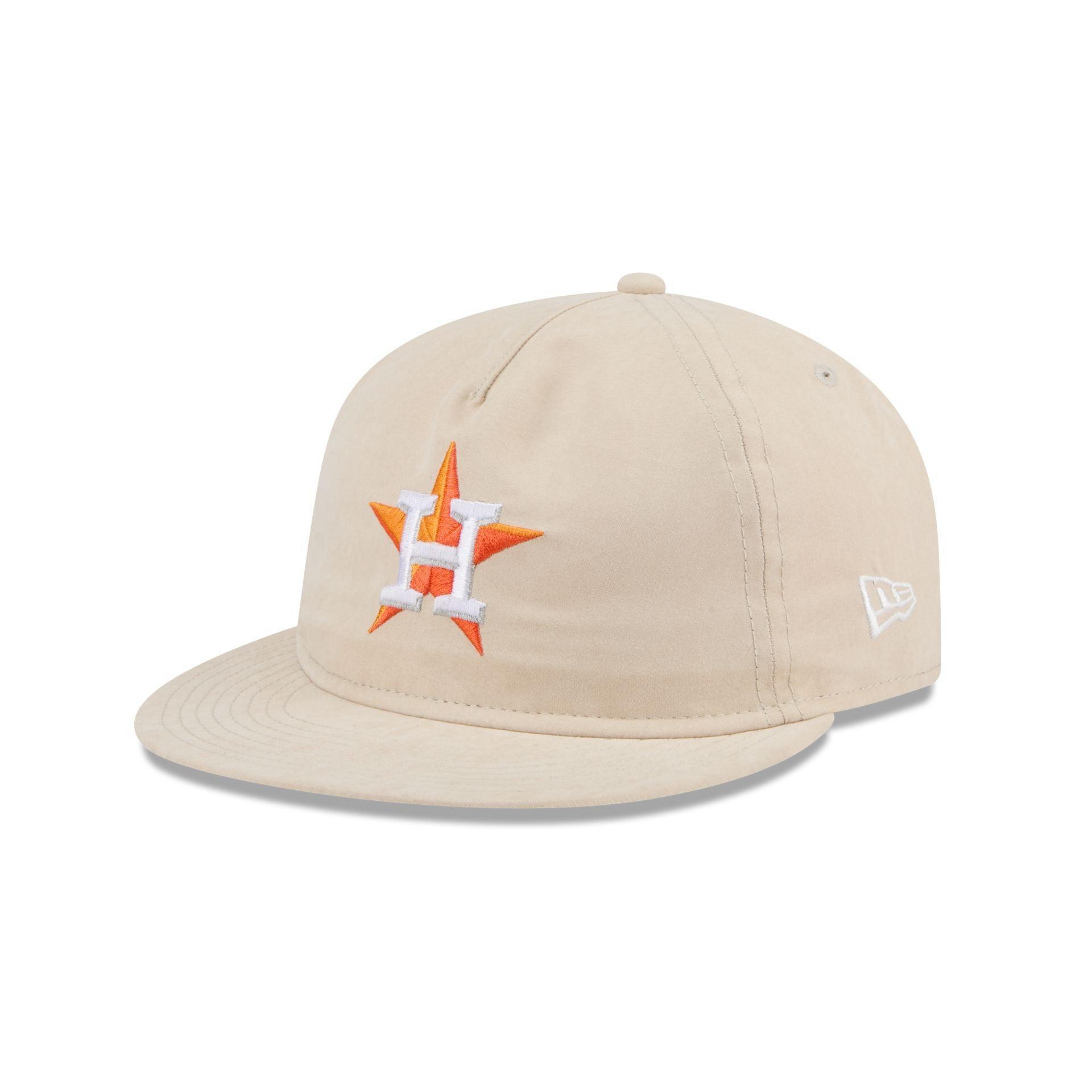 Houston Astros Brushed Nylon Retro Crown 9FIFTY Adjustable Hat Male Product Image