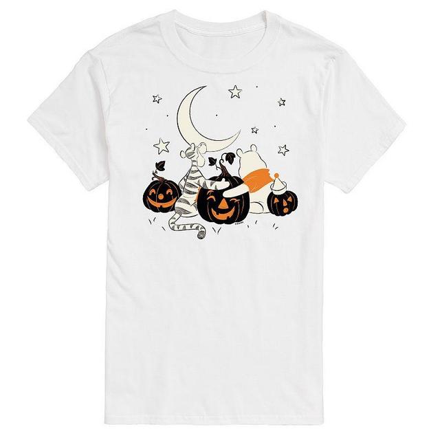 Disneys Winnie the Pooh Mens Tigger & Pooh Pumpkins Graphic Tee Product Image