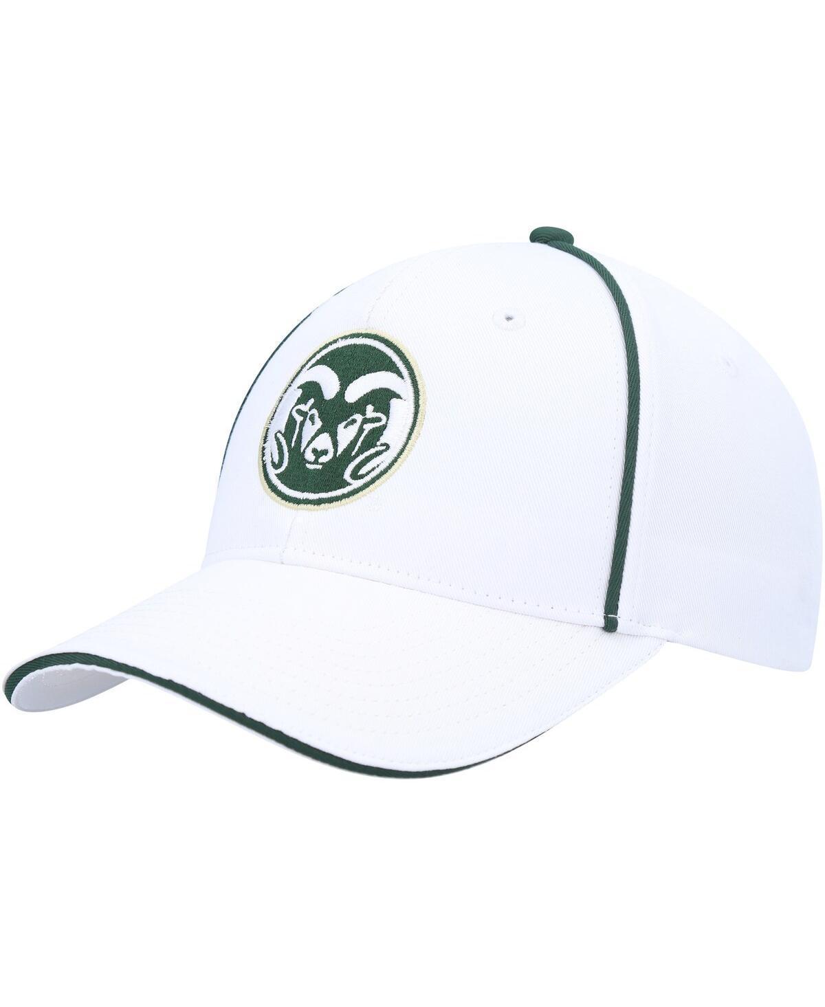 Mens Colosseum White Colorado State Rams Take Your Time Snapback Hat Product Image