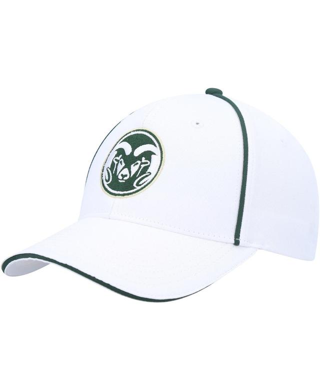 Mens Colosseum White Colorado State Rams Take Your Time Snapback Hat Product Image