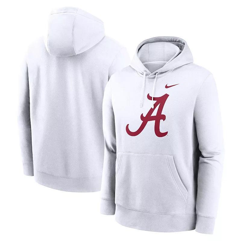 Mens Nike Alabama Crimson Tide Primetime Evergreen Club Fleece Pullover Hoodie Product Image