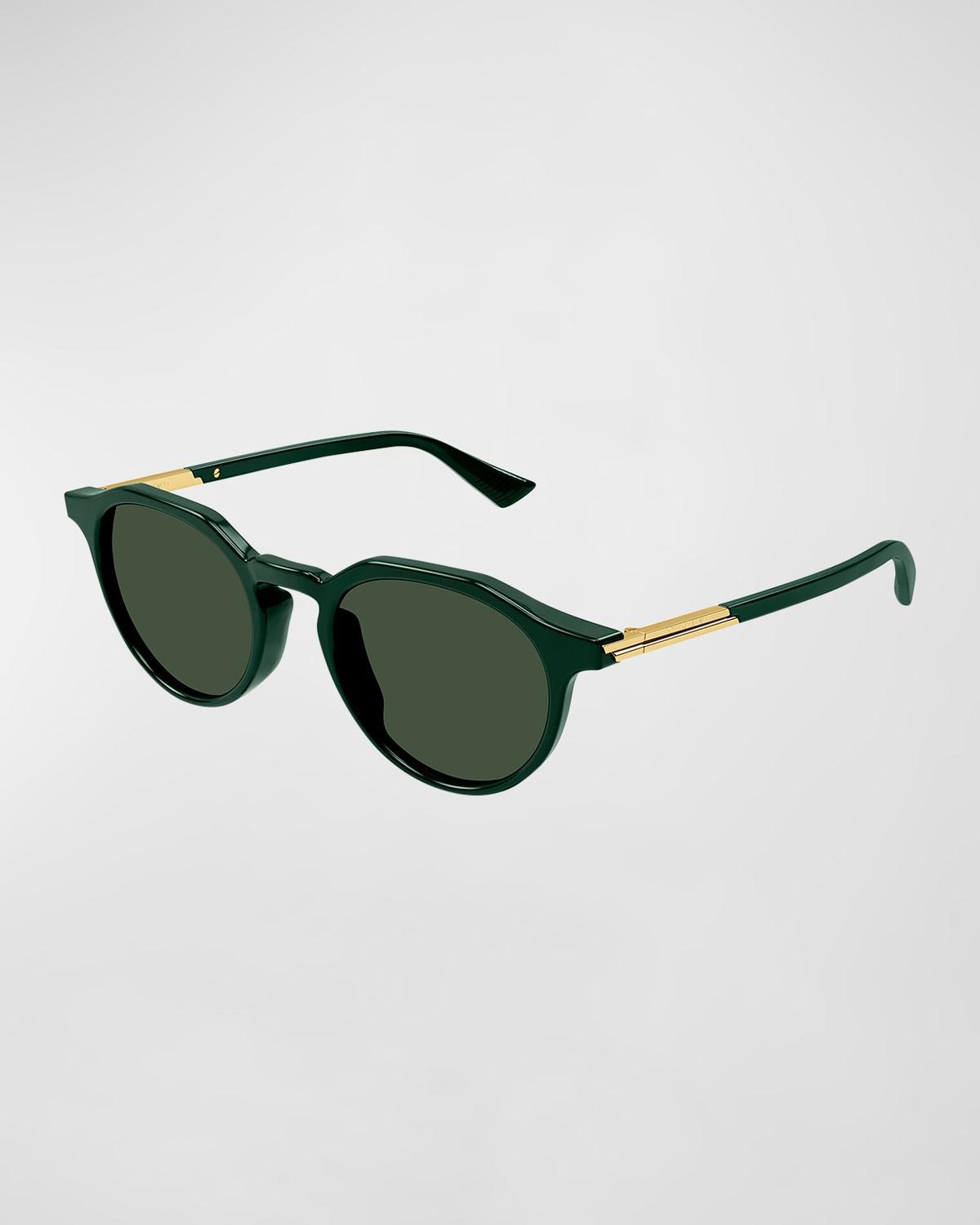 Mens Acetate Round Sunglasses Product Image