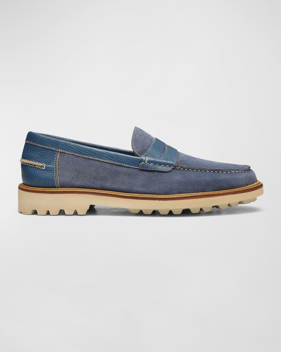 Men's Jimmy 2 Suede Penny Loafers Product Image