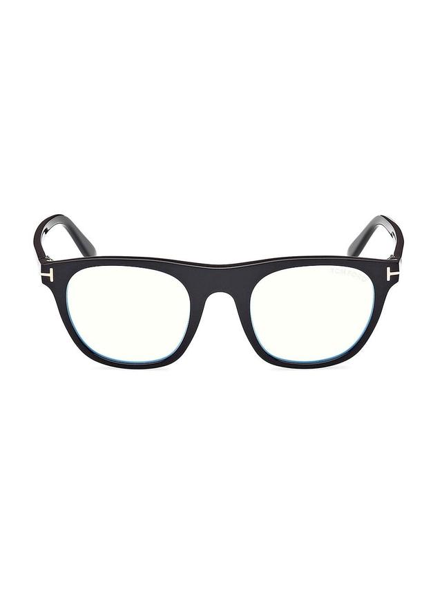 Mens 51MM Square Blue-Block Optical Glasses Product Image