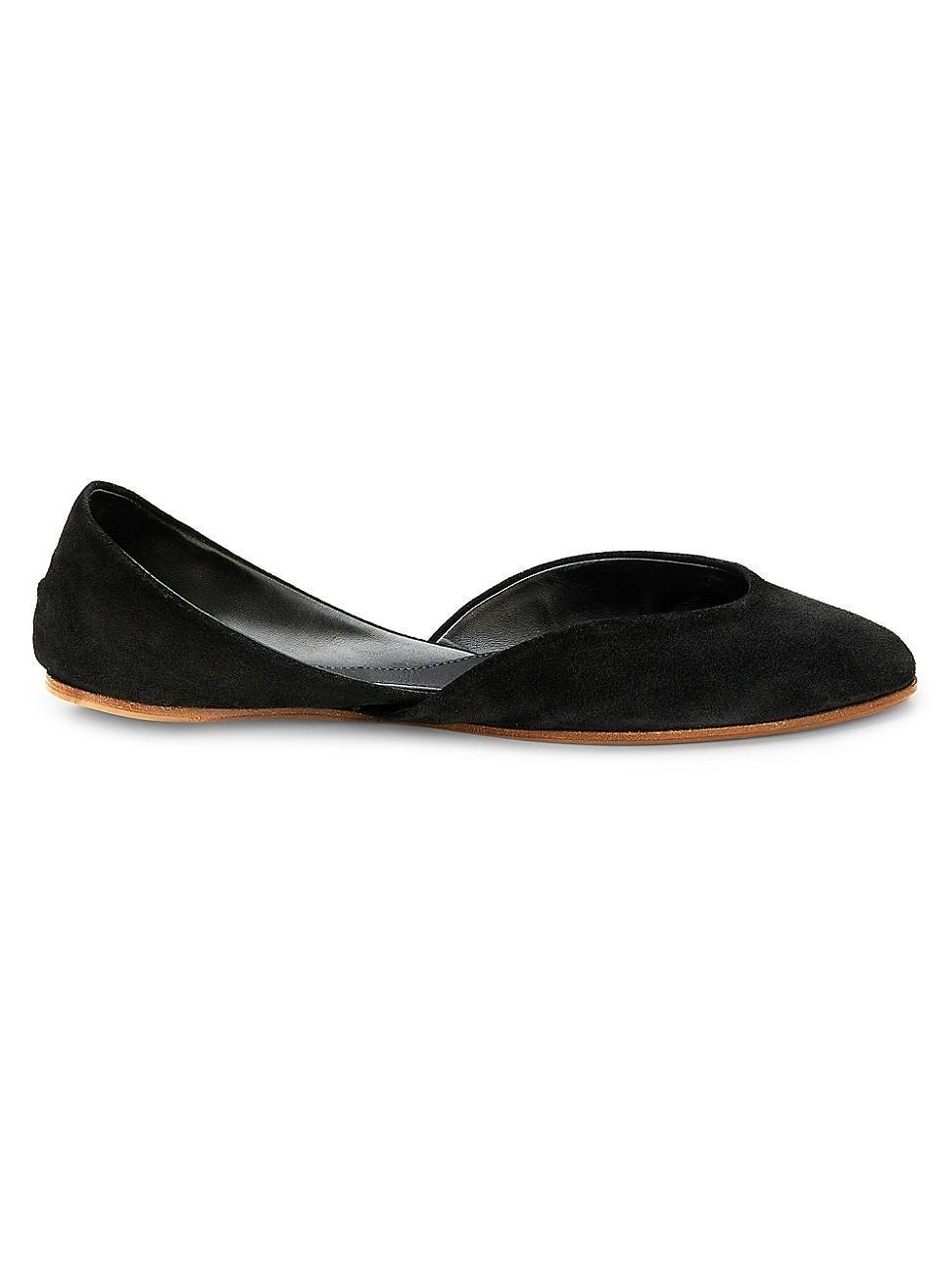 Womens Gemma Suede Ballet Flats Product Image