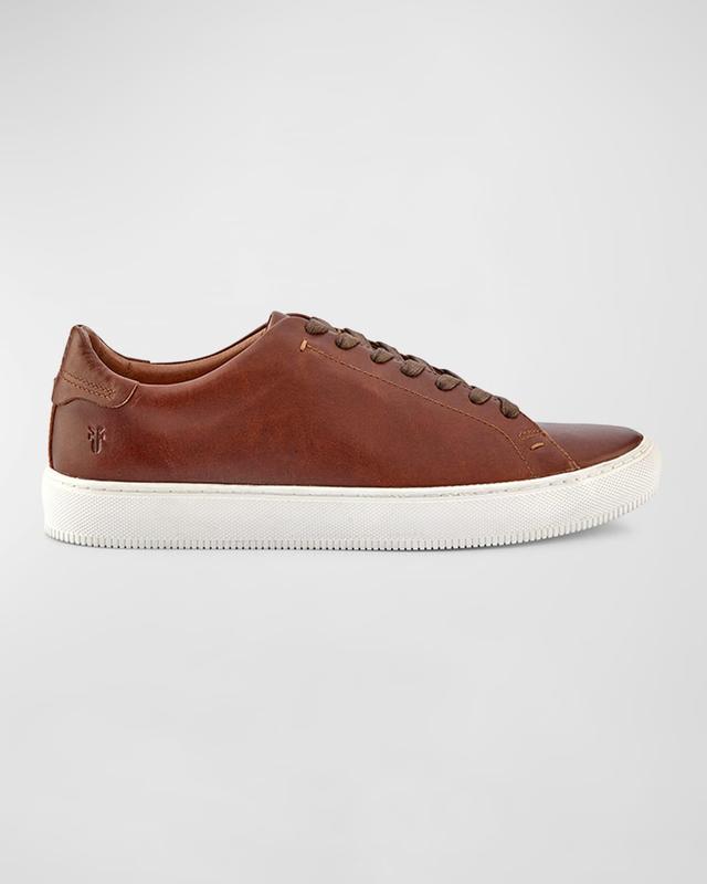 Mens Astor Low Lace Leather Sneakers Product Image