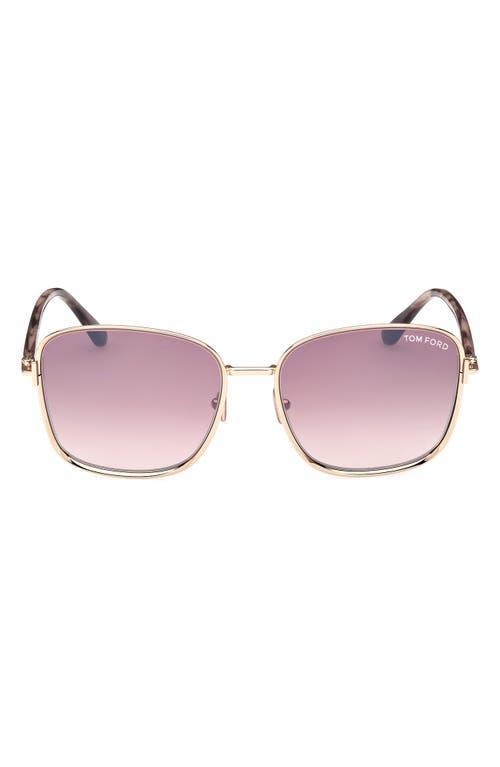 TOM FORD Fern 57mm Square Sunglasses Product Image