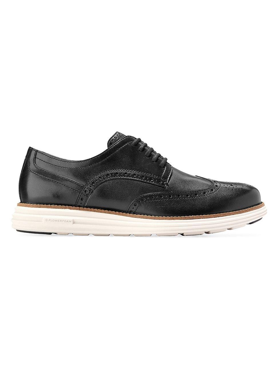 Cole Haan Mens riginal Grand Remastered Wingtip Oxford Shoes - Black Size 10.5 Product Image