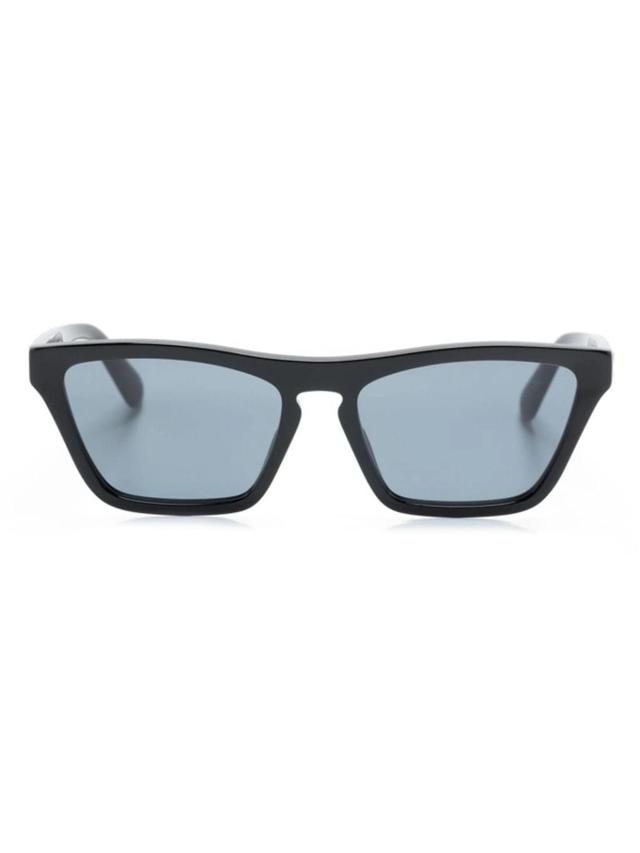 Square-frame Tinted Sunglasses In Black Product Image