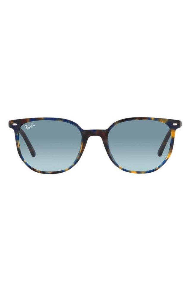 RAY BAN Elliot 54mm Gradient Square Sunglasses In Blue Gradient Product Image