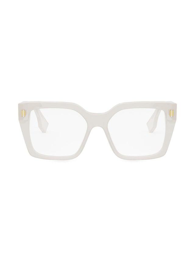 Womens Fendi Roma 53MM Square Eyeglasses Product Image