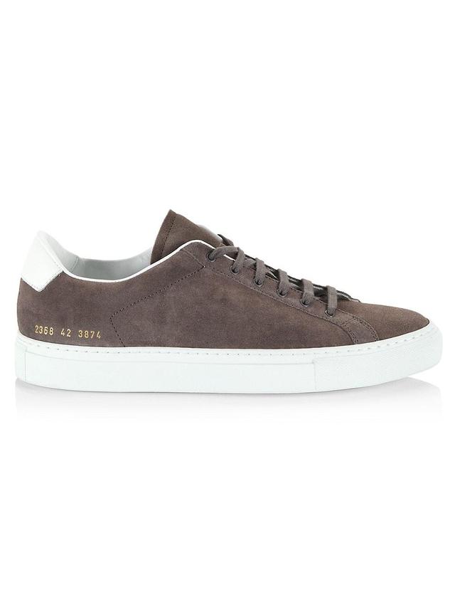 Mens Suede Low-Top Sneakers Product Image