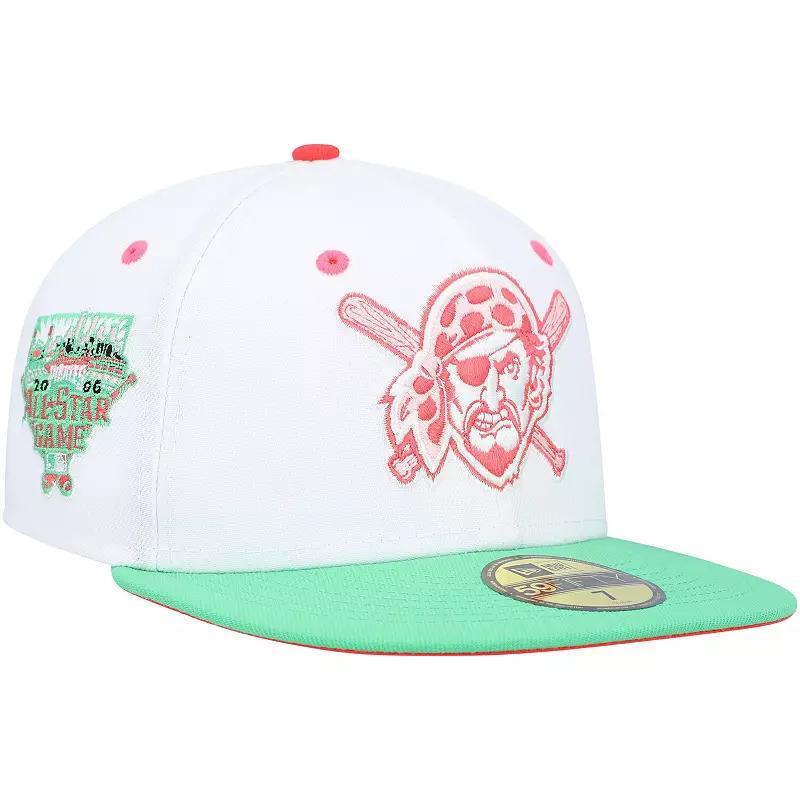 Mens New Era /Green Pittsburgh Pirates Watermelon Lolli 59FIFTY Fitted Hat Product Image