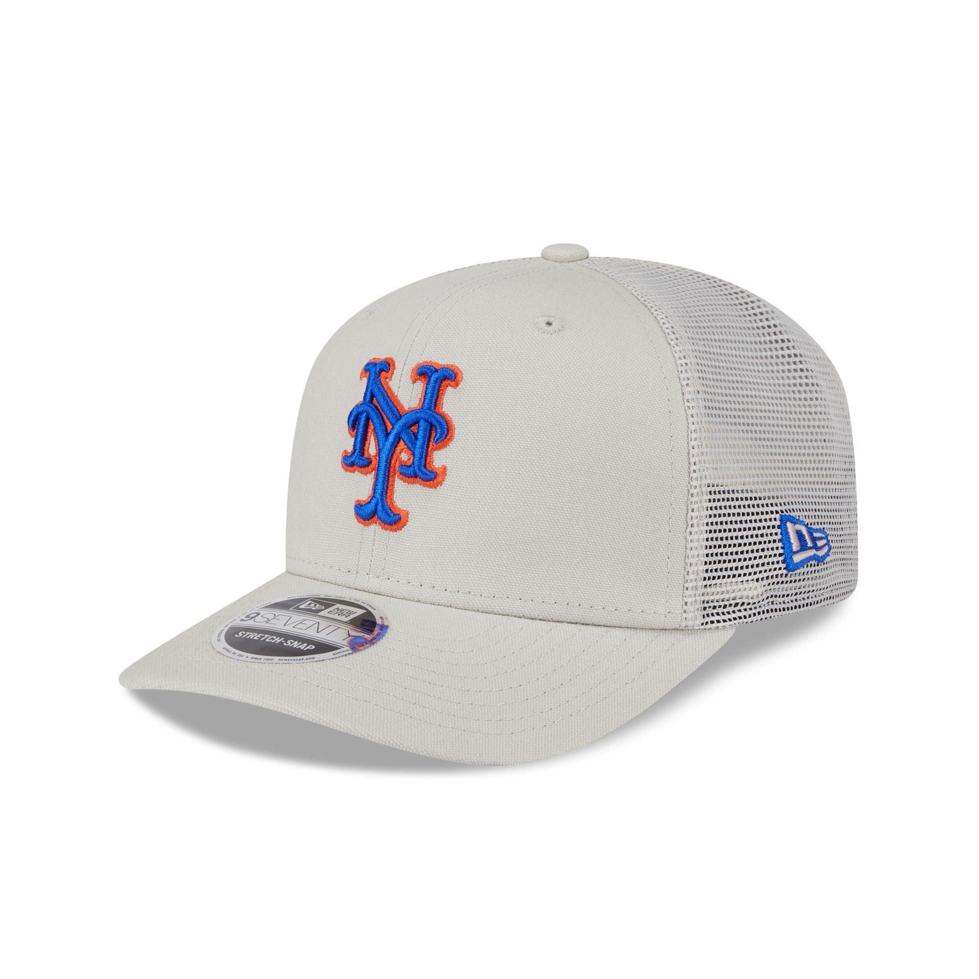 New York Mets Canvas 9SEVENTY Trucker Hat Male Product Image