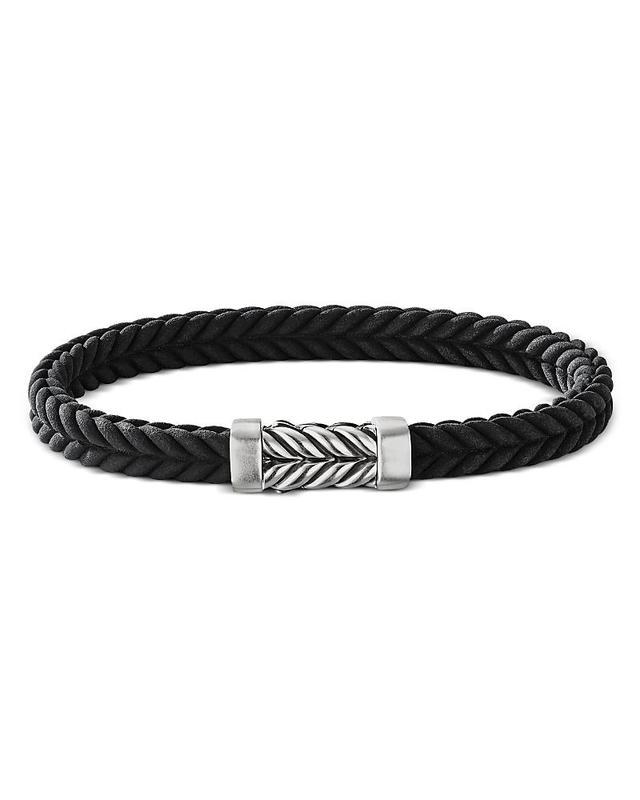 Mens Chevron Rubber Bracelet Product Image