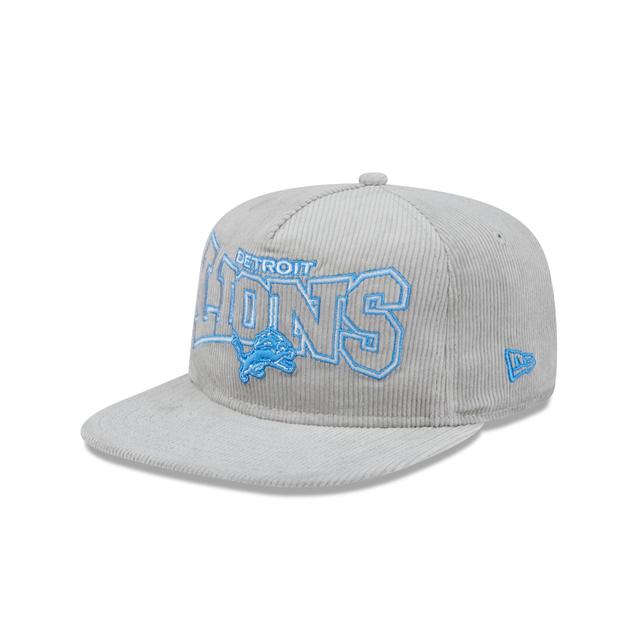 Detroit Lions Gray Cord Golfer Hat Male Product Image