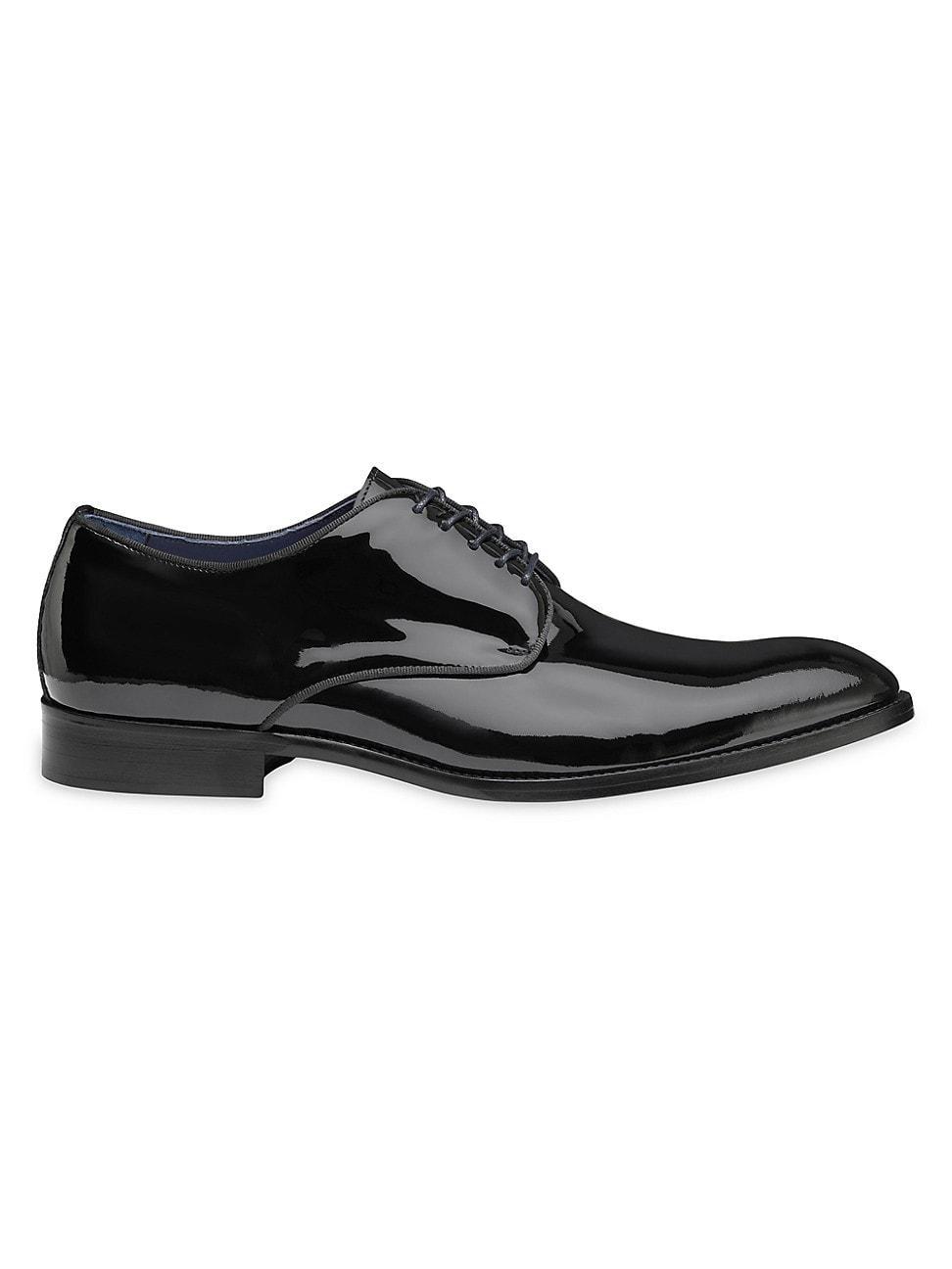 Mens Kinser Patent Leather Lace-Up Shoes Product Image