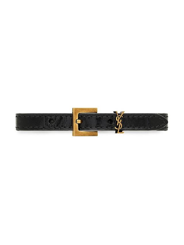 Womens Cassandre Belt Bracelet in Leather Product Image