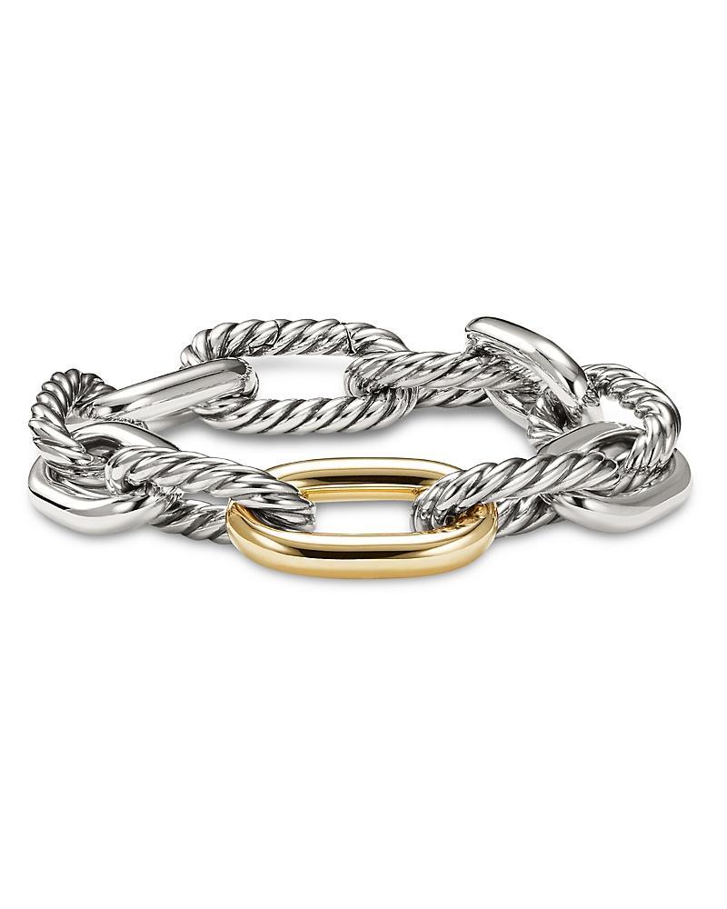 Womens DY Madison Chain Bracelet with 18K Yellow Gold Product Image