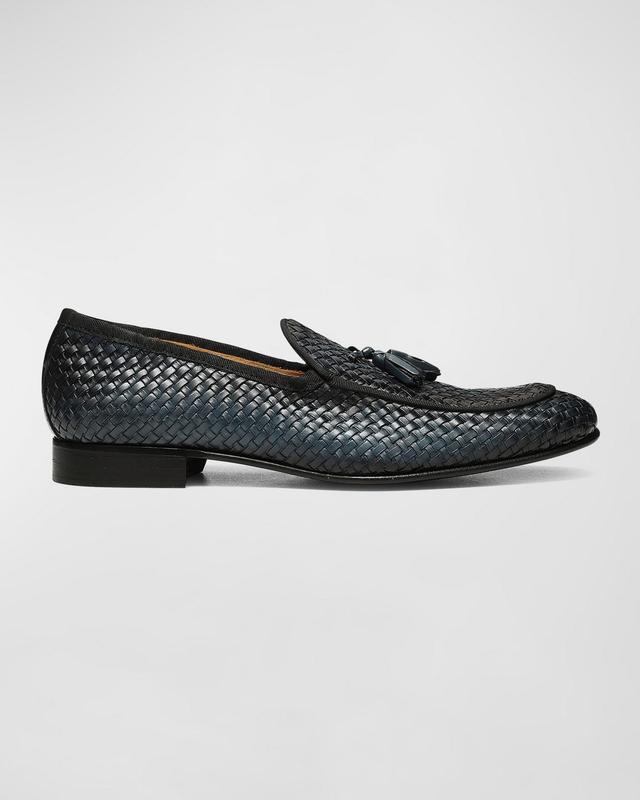 Mens COLLECTION Patent Velvet Loafers Product Image