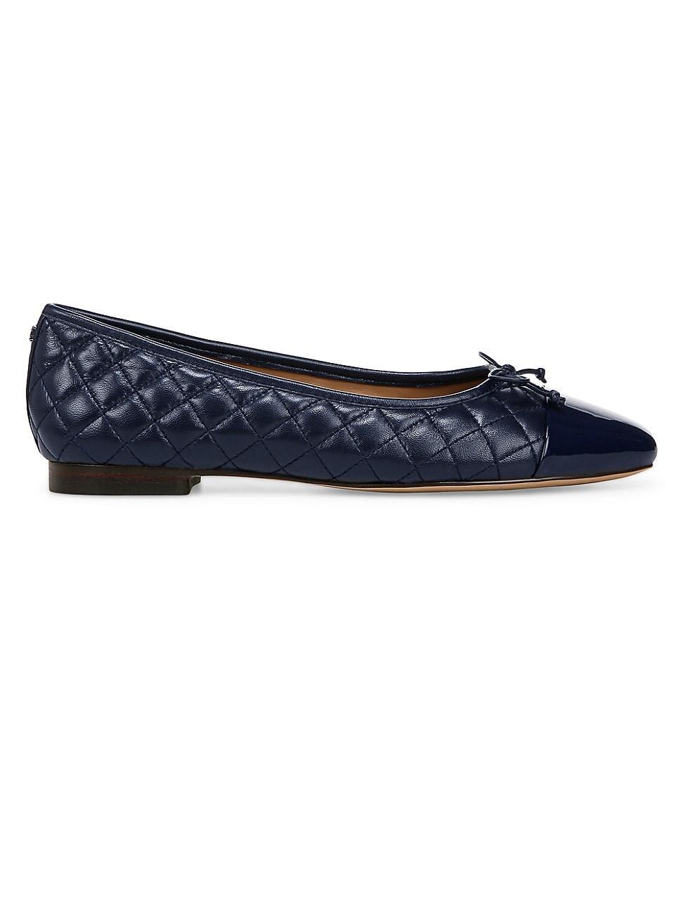 Womens Marilyn Quilted Ballet Flats Product Image