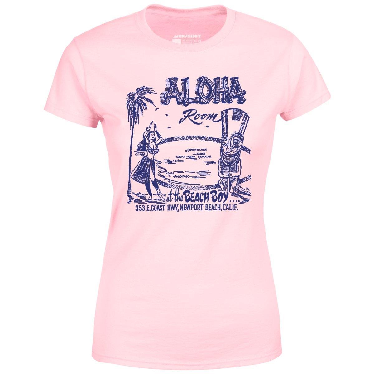 Aloha Room - Newport Beach, CA - Vintage Tiki Bar - Women's T-Shirt Female Product Image