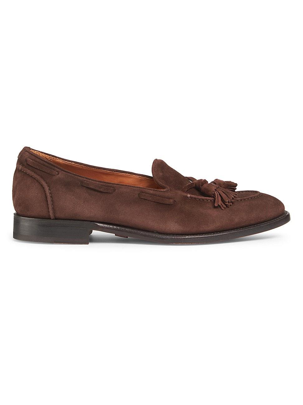 Mens Luther Tasseled Suede Loafers Product Image