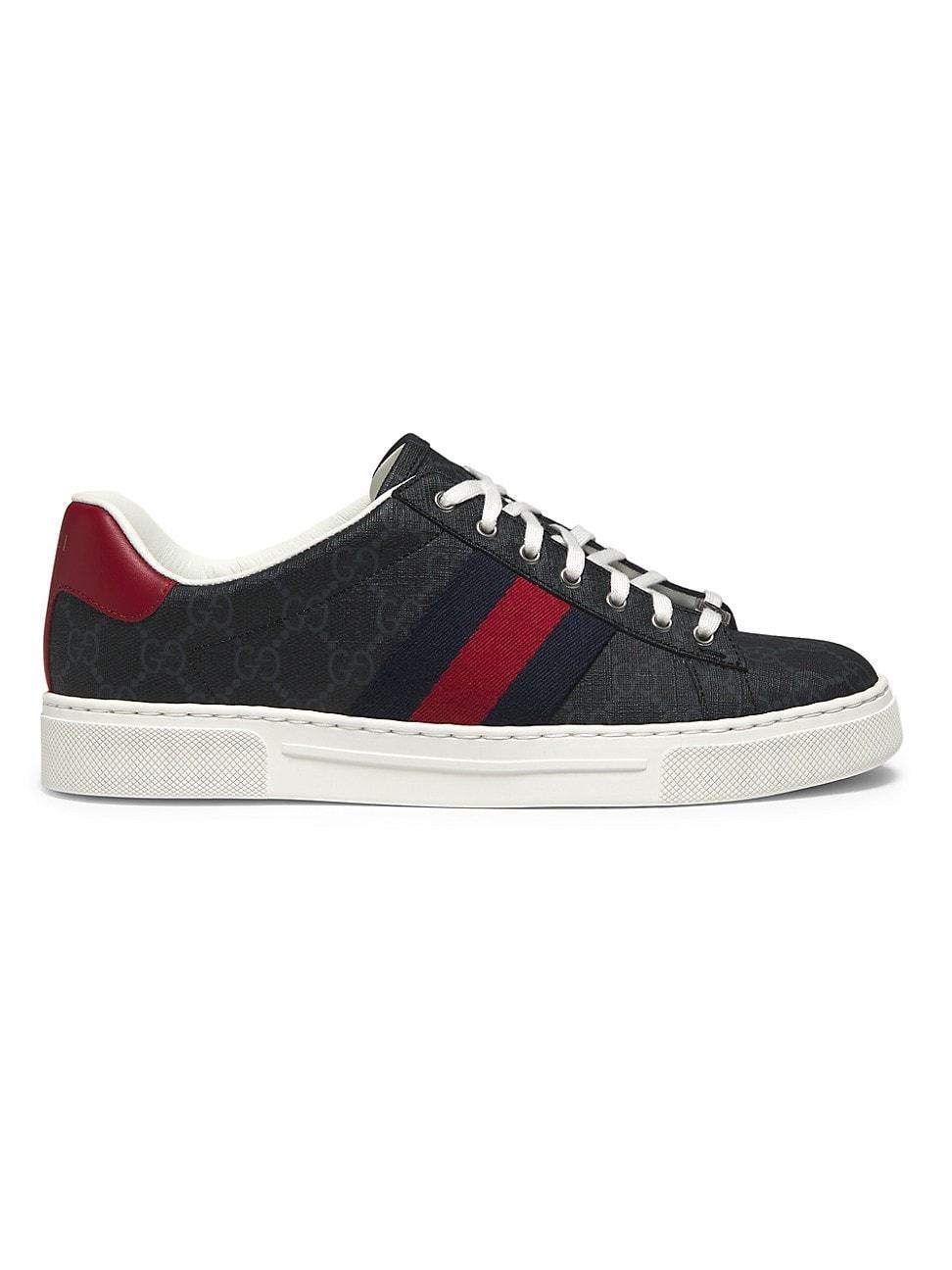 Mens Ace GG Canvas Low-Top Sneakers Product Image