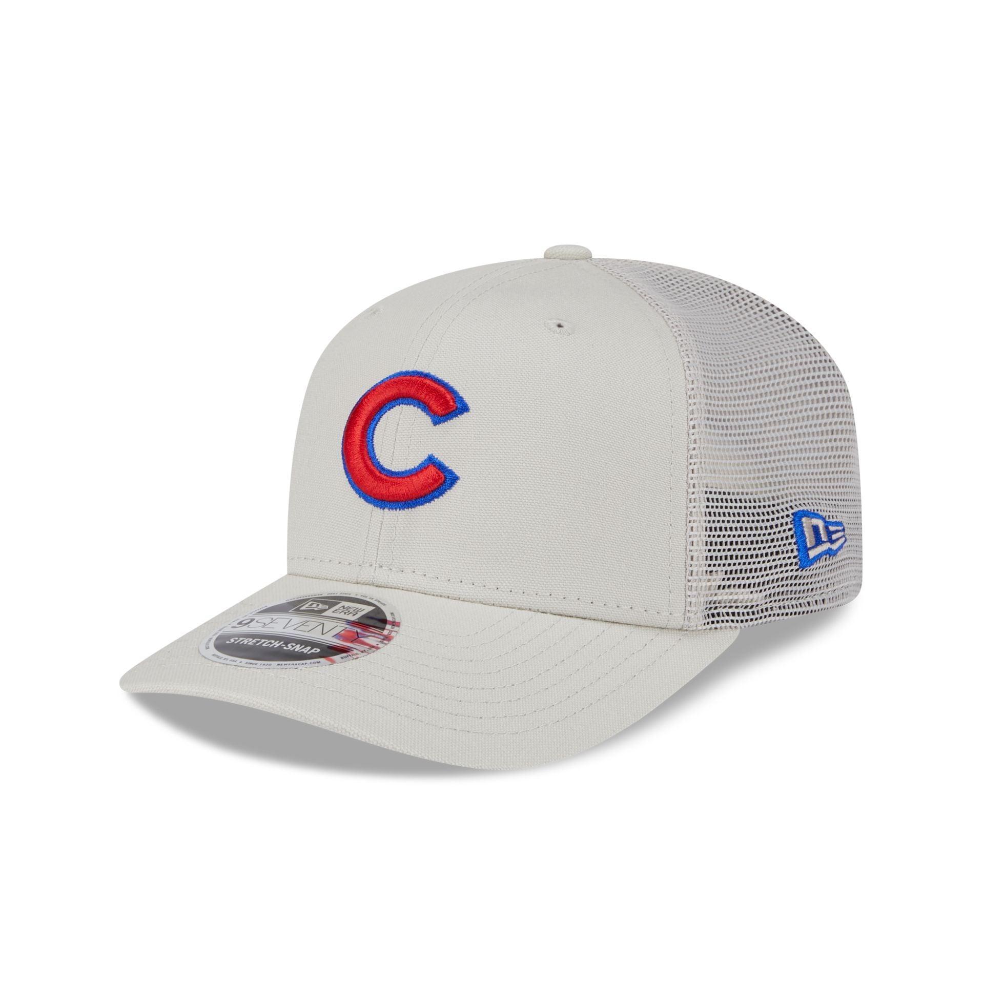 Chicago Cubs Canvas 9SEVENTY Trucker Hat Male Product Image