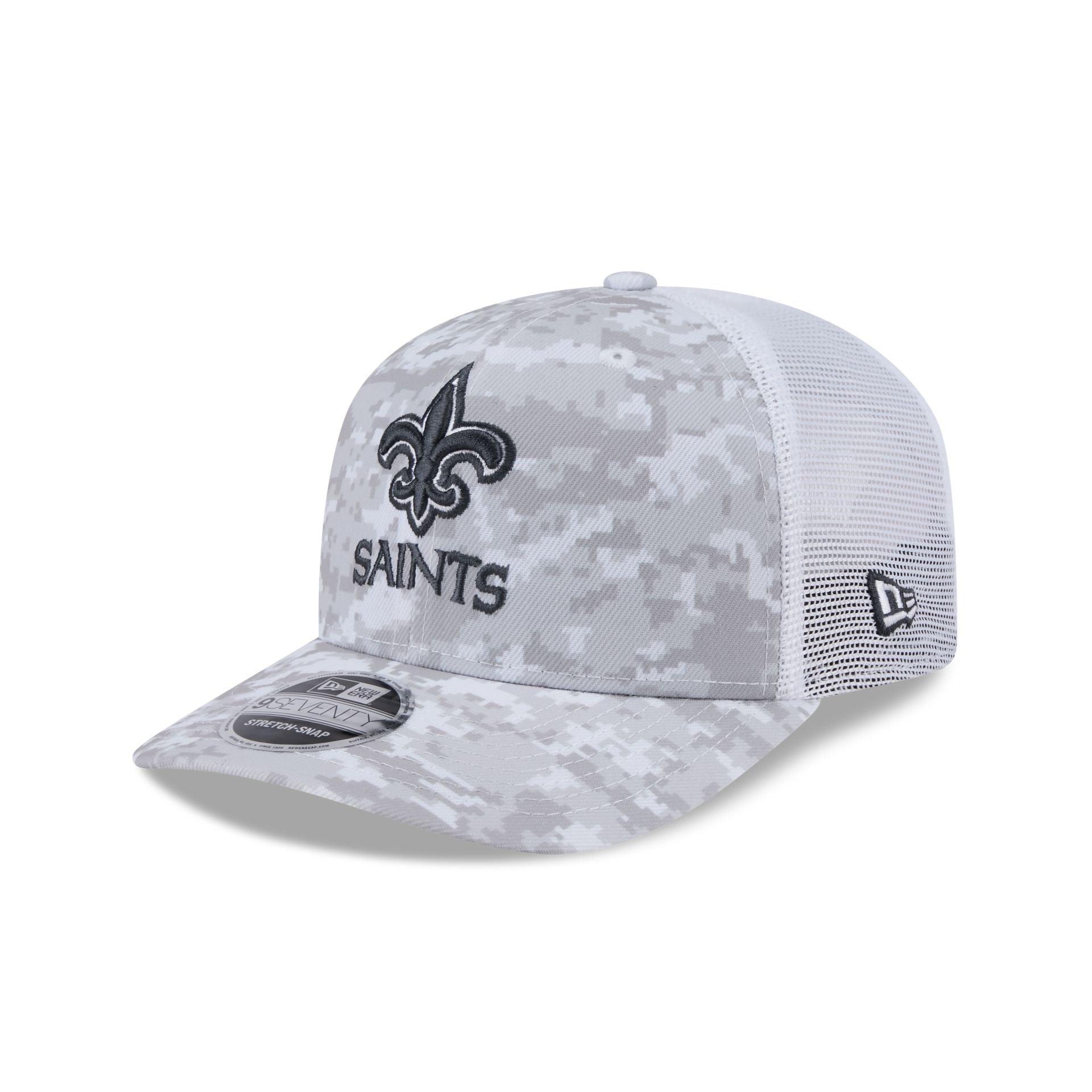 New Orleans Saints 2024 Salute to Service 9SEVENTY Trucker Hat Male Product Image