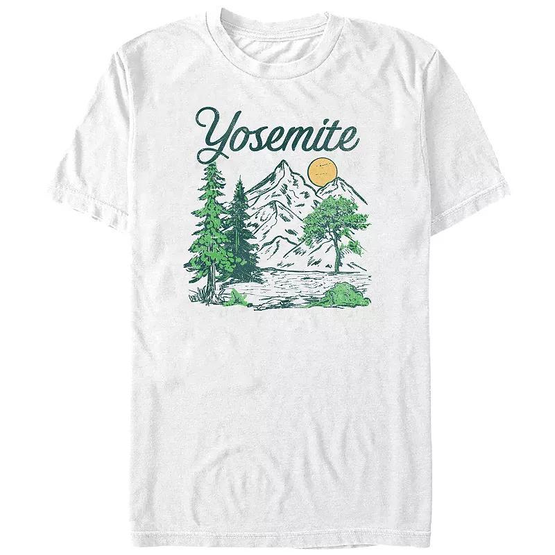 Big & Tall Yosemite Mountain View Graphic Tee, Mens Product Image