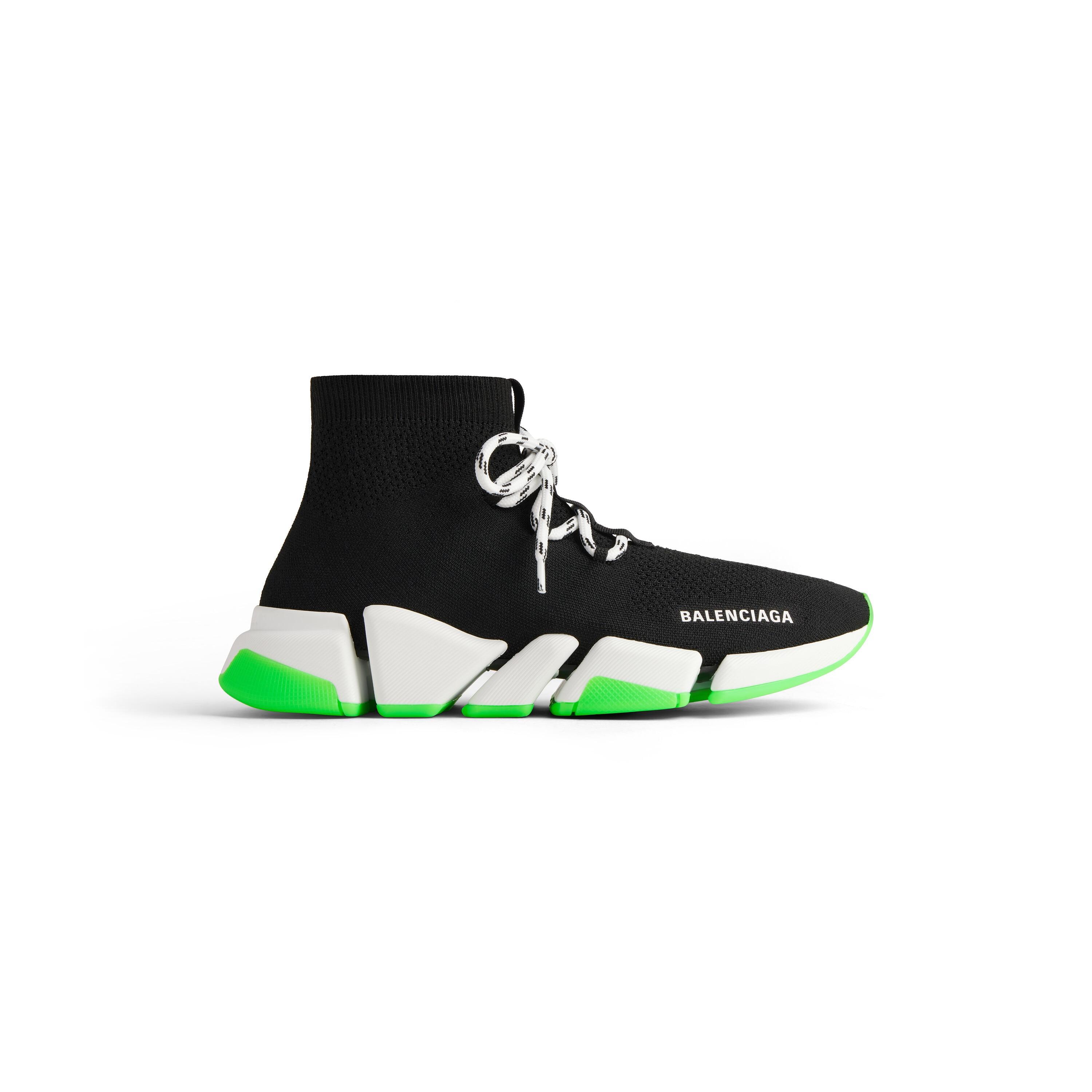 Men's Speed 2.0 Lace-up Recycled Knit Sneaker  in Black Product Image