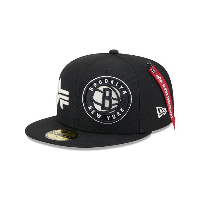 Alpha Industries X Brooklyn Nets Dual Logo 59FIFTY Fitted  Product Image