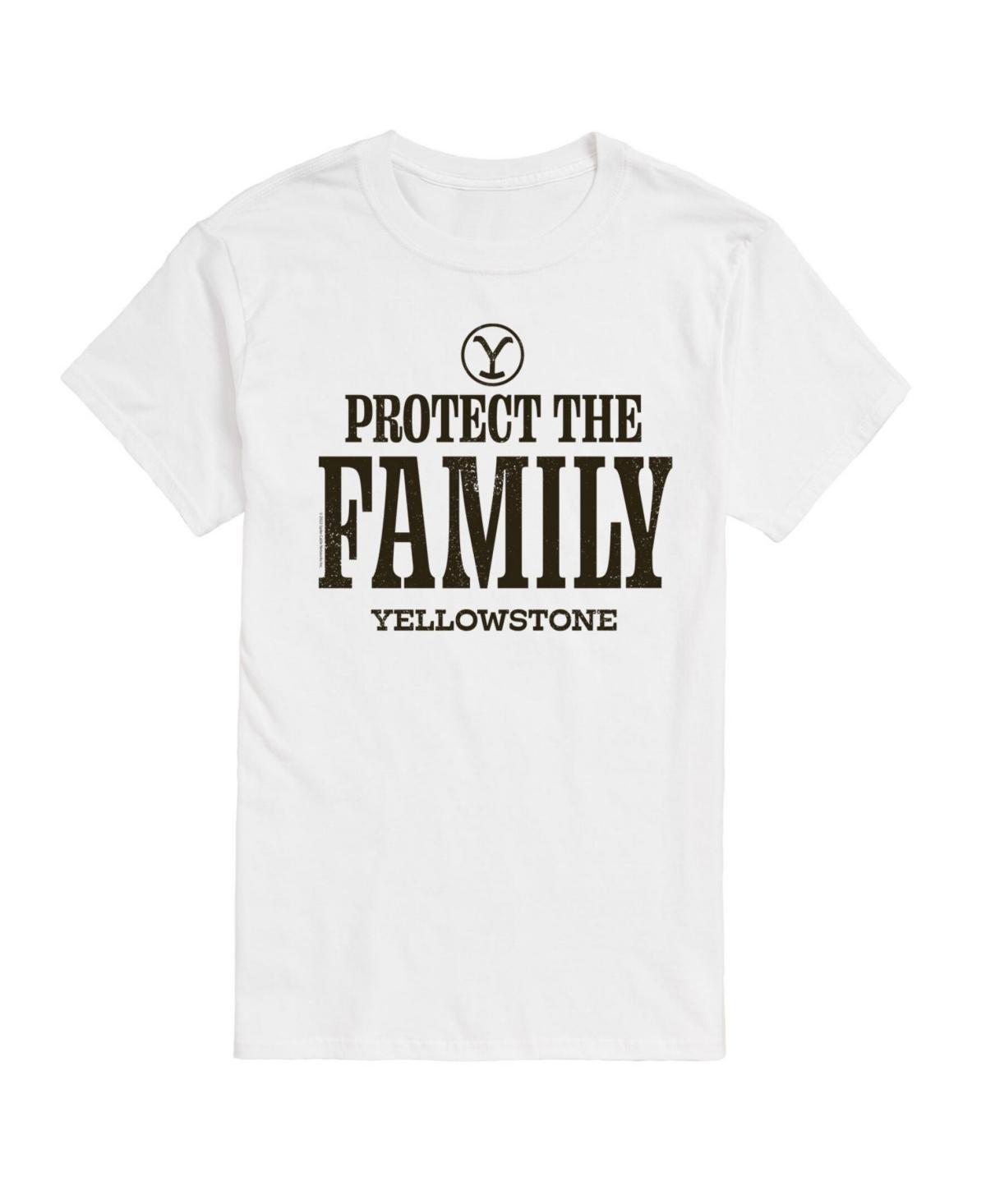 Big & Tall Yellowstone We Are Family Tee, Mens White Product Image