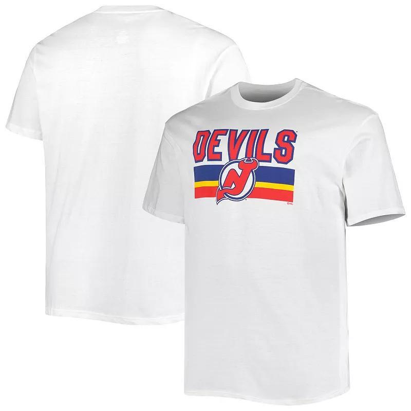 Mens Fanatics White New Jersey Devils Big and Tall Special Edition 2.0 T-shirt Product Image