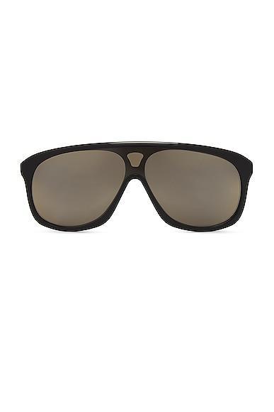 Chloe Apres Ski Pilot Sunglasses in Brown Product Image