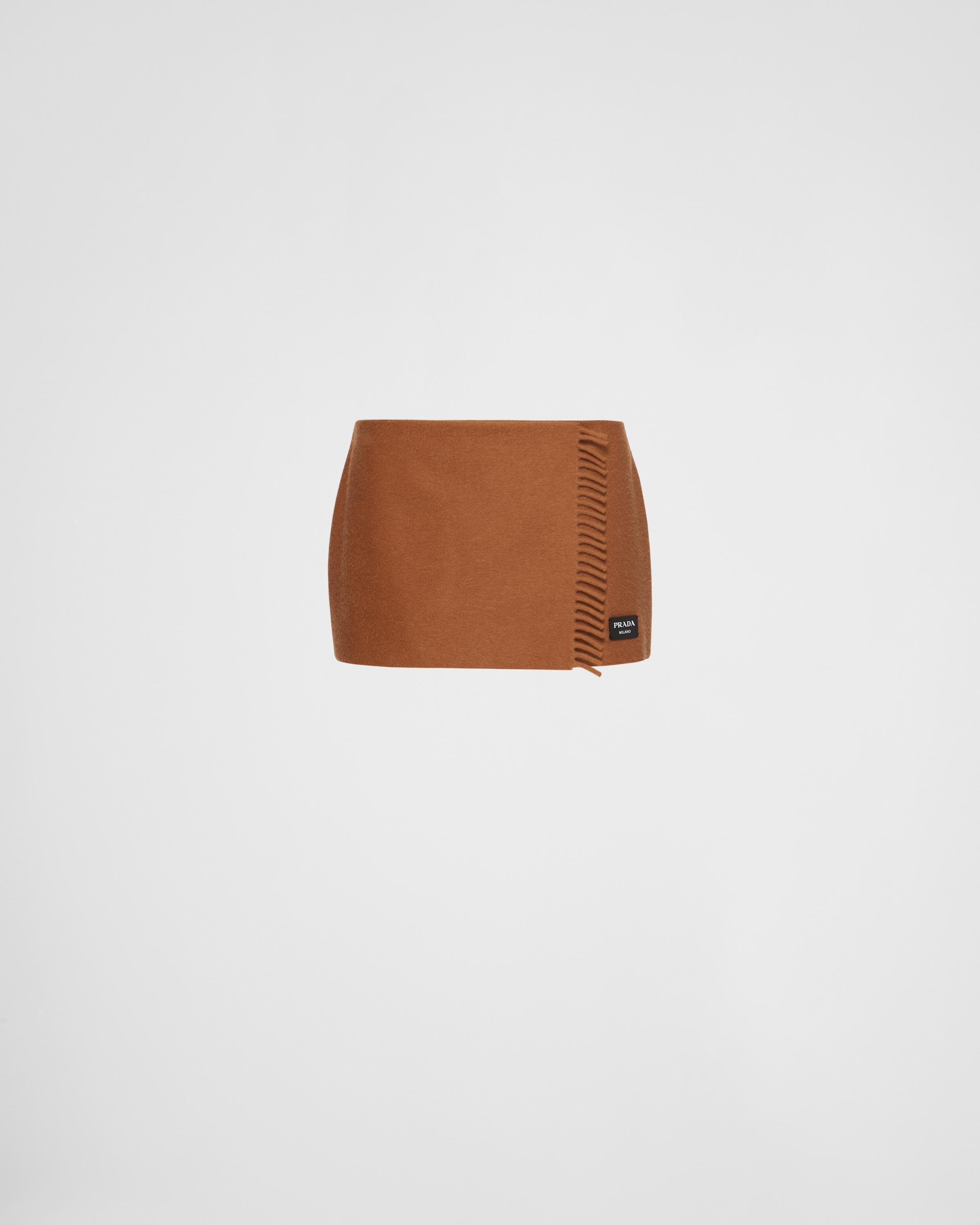 Cashmere miniskirt Product Image