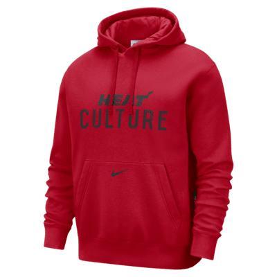 Miami Heat Club City Edition Nike Men's NBA Fleece Pullover Hoodie Product Image