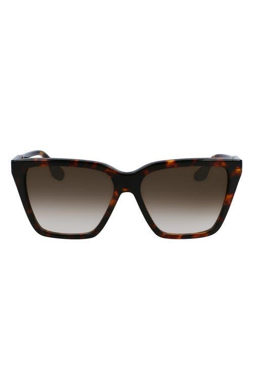 Victoria Beckham 58mm Rectangular Sunglasses Product Image